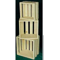 Store Display Wooden Crates (10 1/4"x11 3/4"x9 1/4")